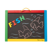 Magnetic Chalkboard & Dry-Erase Board (Uppercase) H2