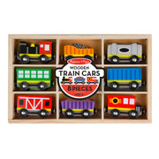 Magnetic Wooden Train Cars I4