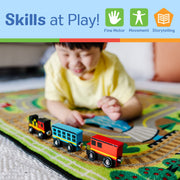 Magnetic Wooden Train Cars I4