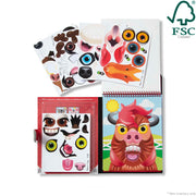 Make-a-Face – Farm Reusable Sticker Pad – On the Go Travel Activity M0