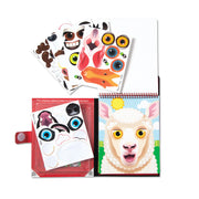 Make-a-Face – Farm Reusable Sticker Pad – On the Go Travel Activity M0