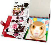 Make-a-Face – Farm Reusable Sticker Pad – On the Go Travel Activity M0