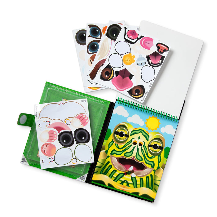 Make-a-Face – Pets Reusable Sticker Pad – On the Go Travel Activity E3