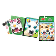 Make-A-Face Reusable Sticker Pad 3-Pack: Safari, Farm, Pets L9