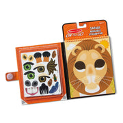 Make-a-Face – Safari Reusable Sticker Pad – On the Go Travel Activity A5