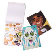 Make-a-Face Sticker Pad - Crazy Characters H9