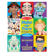 Make-a-Face Sticker Pad - Crazy Characters P7