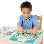 Make-a-Face Sticker Pad - Crazy Characters P7