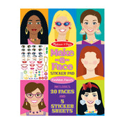Make-a-Face Sticker Pad - Fashion Faces C4