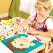 Make-a-Face Sticker Pad - Fashion Faces C4