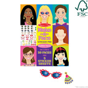 Make-a-Face Sticker Pad - Fashion Faces C4
