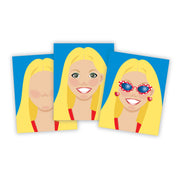Make-a-Face Sticker Pad - Fashion Faces C4