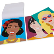 Make-a-Face Sticker Pad - Fashion Faces C4