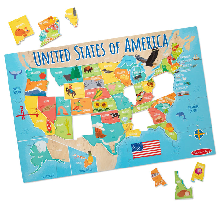 Map Floor Puzzle - 51 Pieces G6