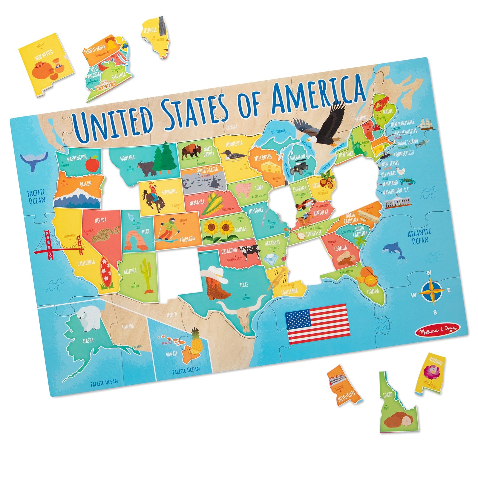 Map Floor Puzzle - 51 Pieces N3