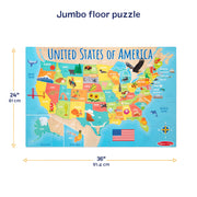 Map Floor Puzzle - 51 Pieces N8