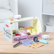 Melissa & Doug x Van Leeuwen Wooden Ice Cream Counter S0