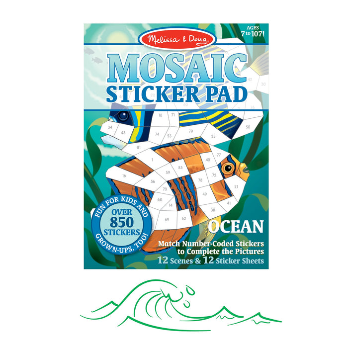 Mosaic Sticker Pad - Ocean H3