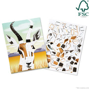 Mosaic Sticker Pad - Safari B1