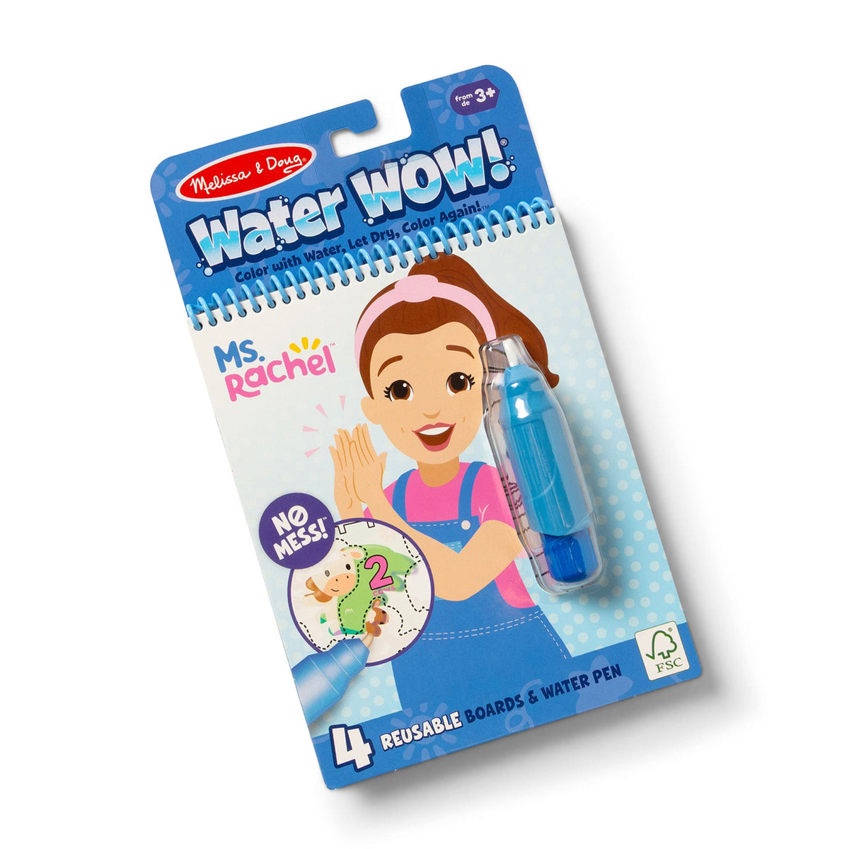 Ms. Rachel Water WOW! Color-Reveal Pad – Find & Count J6