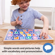 Ms. Rachel™  Wooden Phonics Alphabet Sound Puzzle - 26 Pieces J6
