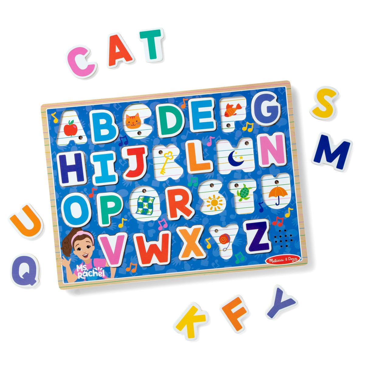 Ms. Rachel™  Wooden Phonics Alphabet Sound Puzzle - 26 Pieces V7