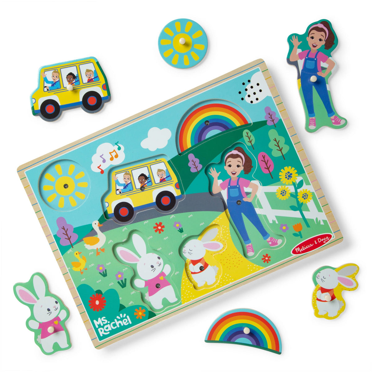 Ms. Rachel™ Wooden Song Puzzle – 6 Pieces Q4