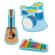 Musical Instruments Sound Puzzle - 8 Pieces K3