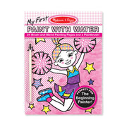 My First Paint With Water Kids' Art Pad With Paintbrush - Cheerleaders, Flowers, Fairies, and More H7