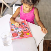 My First Paint With Water Kids' Art Pad With Paintbrush - Cheerleaders, Flowers, Fairies, and More H7