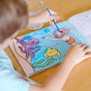 My First Paint With Water Kids' Art Pad With Paintbrush - Pirates, Space, Construction, and More Q1