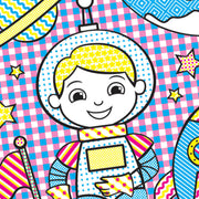 My First Paint With Water Kids' Art Pad With Paintbrush - Pirates, Space, Construction, and More Q1