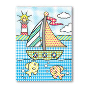 My First Paint With Water Kids' Art Pad With Paintbrush - Pirates, Space, Construction, and More Q1