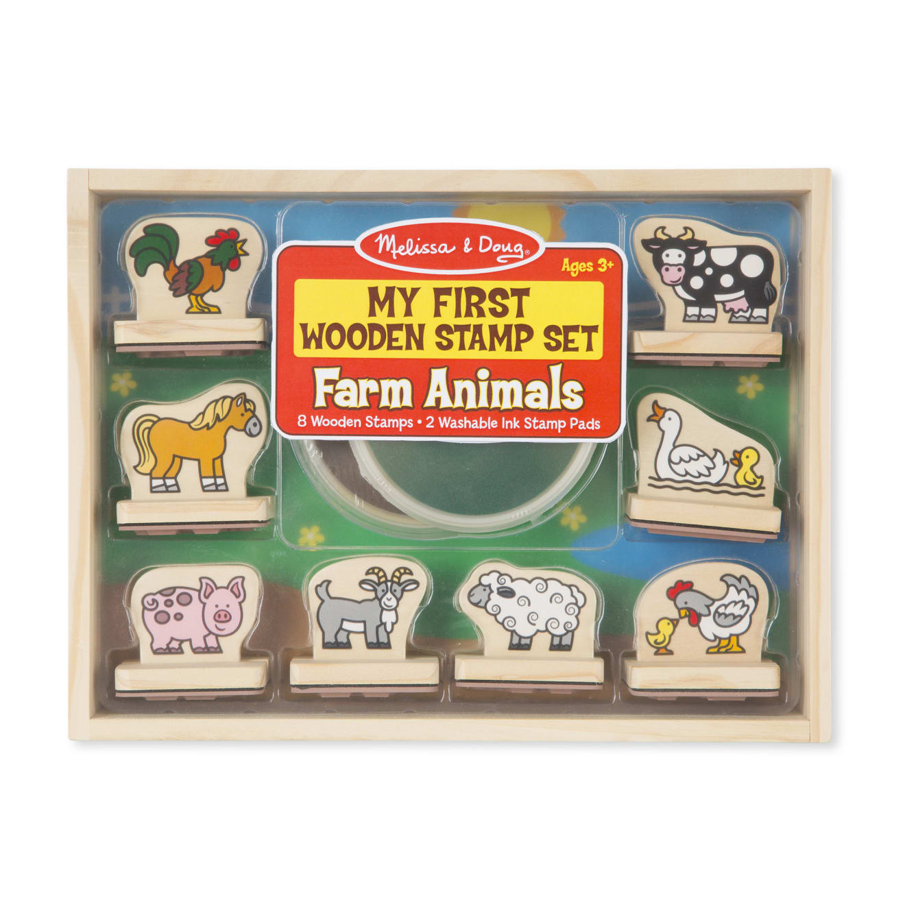My First Wooden Stamp Set - Farm Animals C7