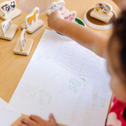 My First Wooden Stamp Set - Farm Animals N1