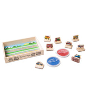 My First Wooden Stamp Set - Vehicles V1