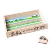 My First Wooden Stamp Set - Vehicles V1