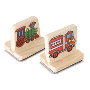 My First Wooden Stamp Set - Vehicles V1