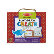 Natural Play: Play, Draw, Create Reusable Drawing & Magnet Kit – Dinosaurs G6
