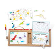 Natural Play: Play, Draw, Create Reusable Drawing & Magnet Kit – Dinosaurs G6