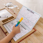 Natural Play: Play, Draw, Create Reusable Drawing & Magnet Kit – Dinosaurs G6