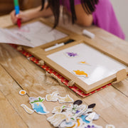 Natural Play: Play, Draw, Create Reusable Drawing & Magnet Kit – Dinosaurs G6