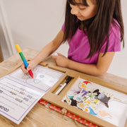 Natural Play: Play, Draw, Create Reusable Drawing & Magnet Kit – Dinosaurs G6