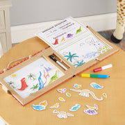 Natural Play: Play, Draw, Create Reusable Drawing & Magnet Kit – Dinosaurs G6