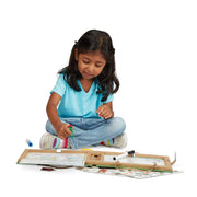Natural Play: Play, Draw, Create Reusable Drawing & Magnet Kit – Farm O1