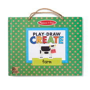 Natural Play: Play, Draw, Create Reusable Drawing & Magnet Kit – Farm T0