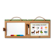 Natural Play: Play, Draw, Create Reusable Drawing & Magnet Kit – Farm T0