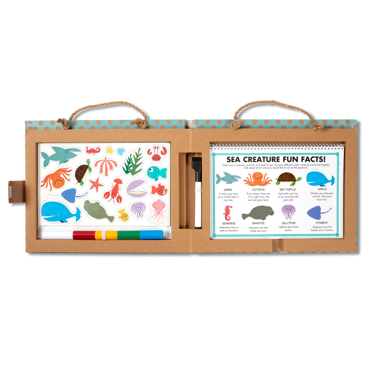 Natural Play: Play, Draw, Create Reusable Drawing & Magnet Kit – Ocean K2