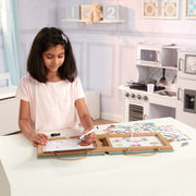 Natural Play: Play, Draw, Create Reusable Drawing & Magnet Kit – Ocean X1