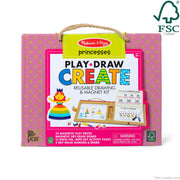 Natural Play: Play, Draw, Create Reusable Drawing & Magnet Kit – Princesses V2